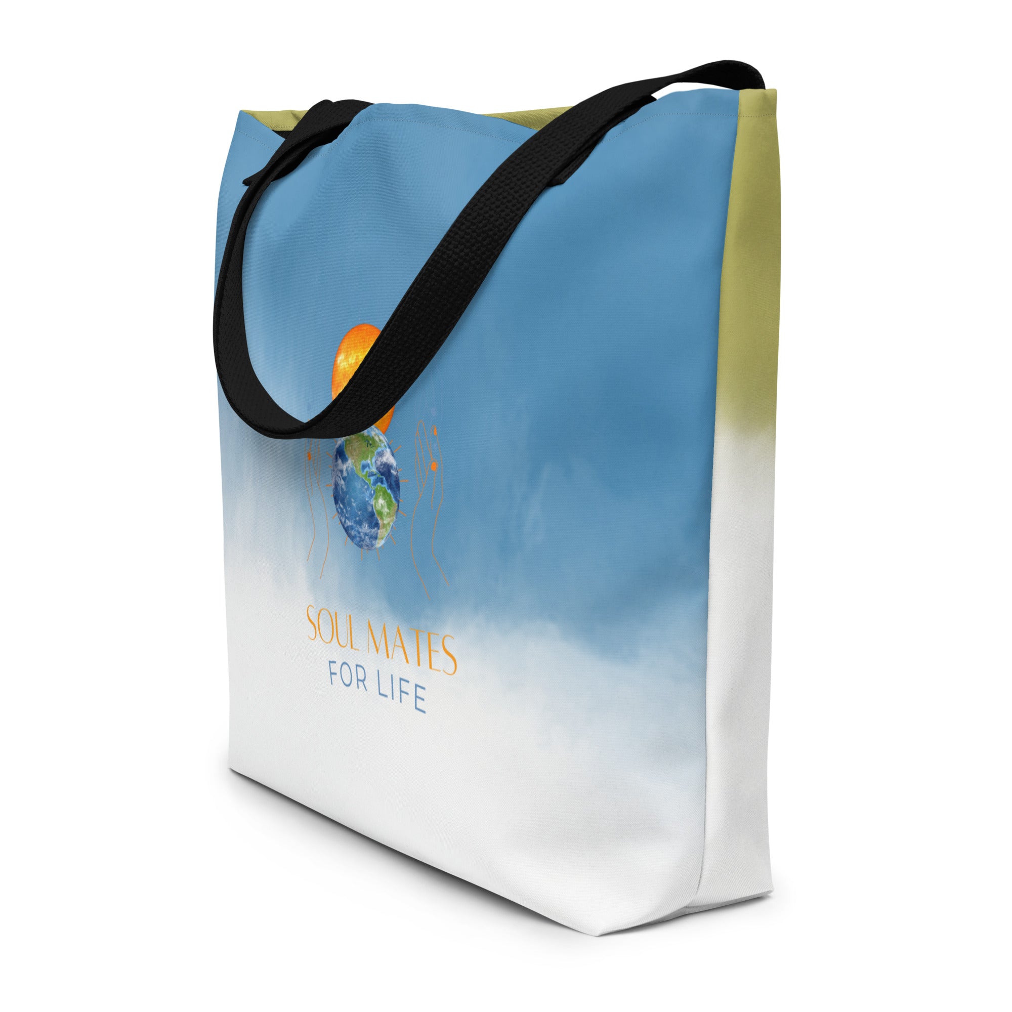 Soul Mates Multi Color - BFW Large Tote Bag