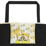 Load image into Gallery viewer, Soul Mates Sun Flare - BFW Large Tote Bag
