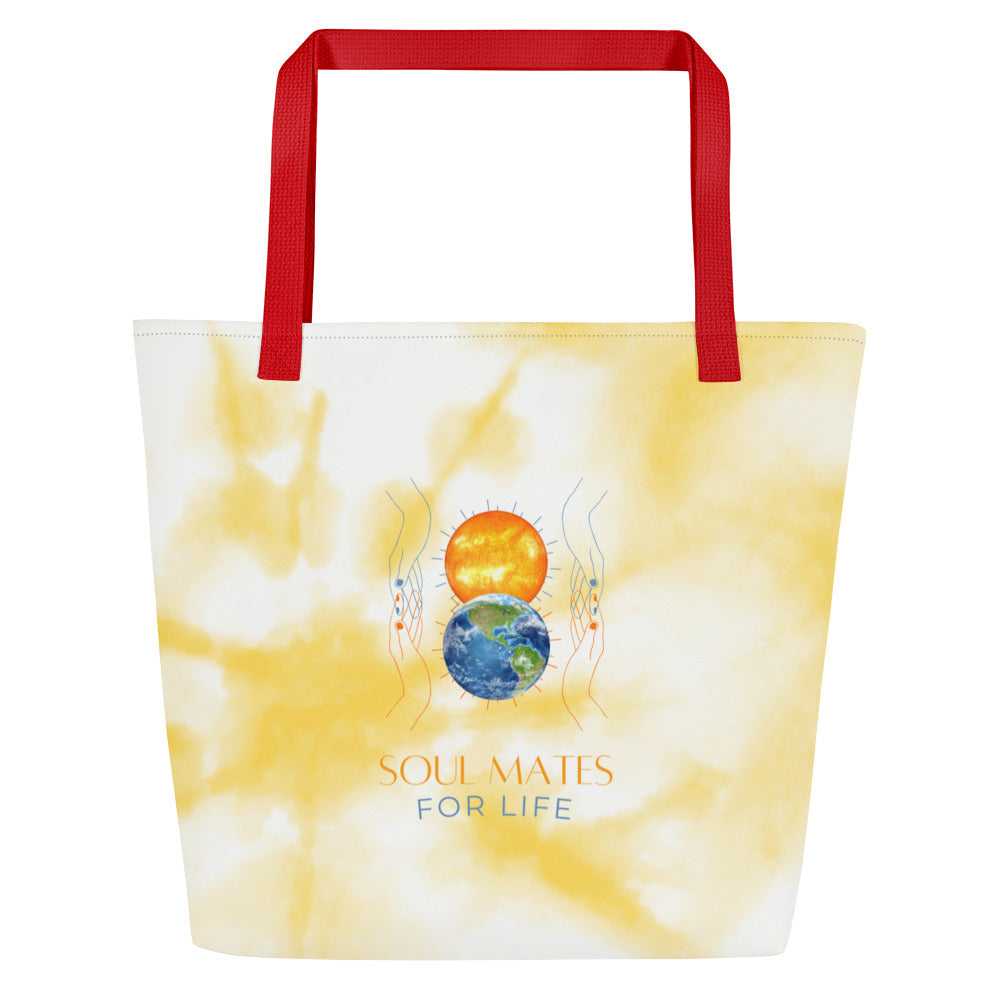 Soul Mates Sun Flare - BFW Large Tote Bag