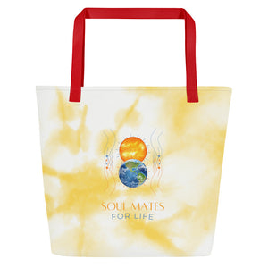 Soul Mates Sun Flare - BFW Large Tote Bag