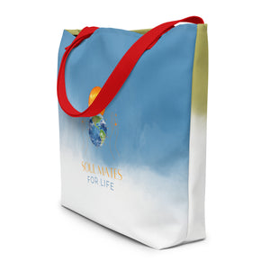 Soul Mates Multi Color - BFW Large Tote Bag