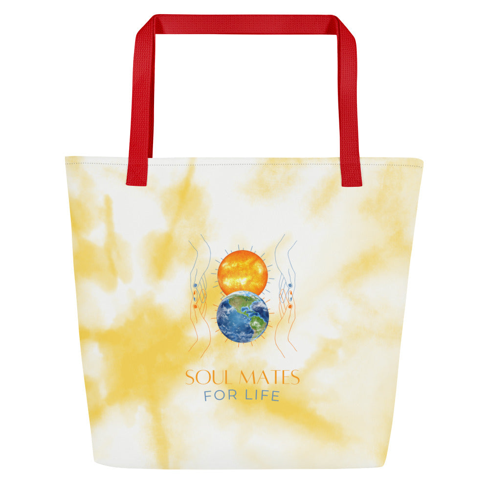 Soul Mates Sun Flare - BFW Large Tote Bag