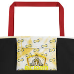 Load image into Gallery viewer, Soul Mates Sun Flare - BFW Large Tote Bag
