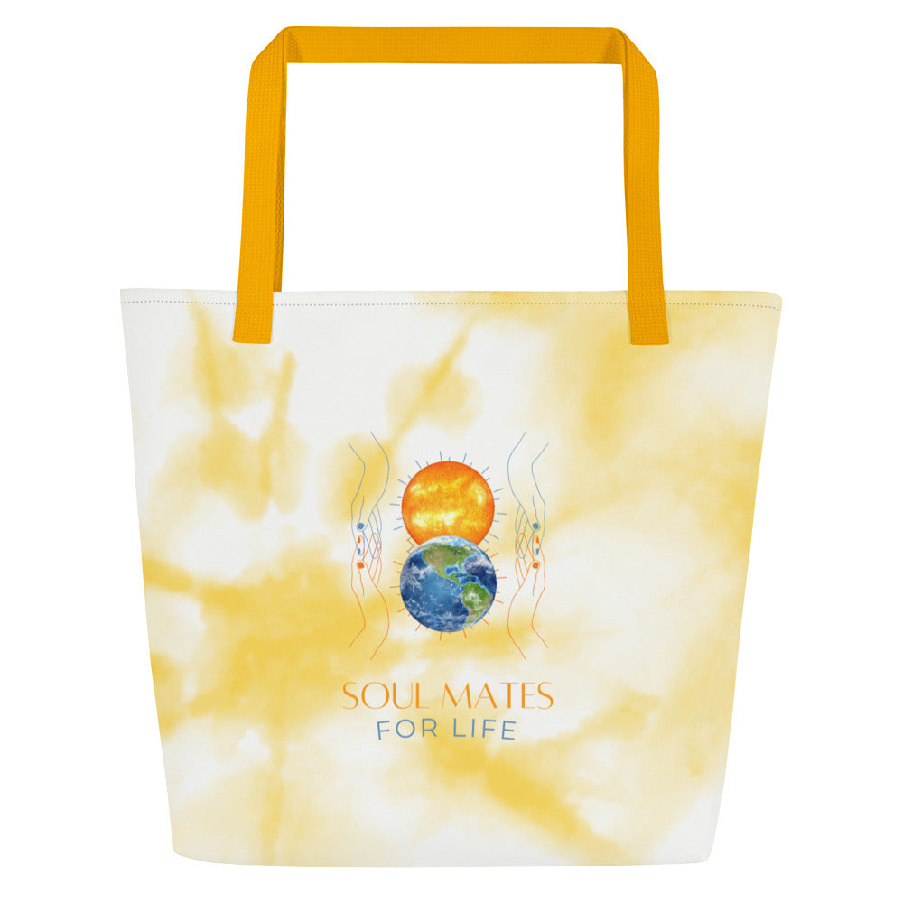 Soul Mates Sun Flare - BFW Large Tote Bag