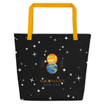 Load image into Gallery viewer, Soul Mates in Space - BFW Large Tote Bag
