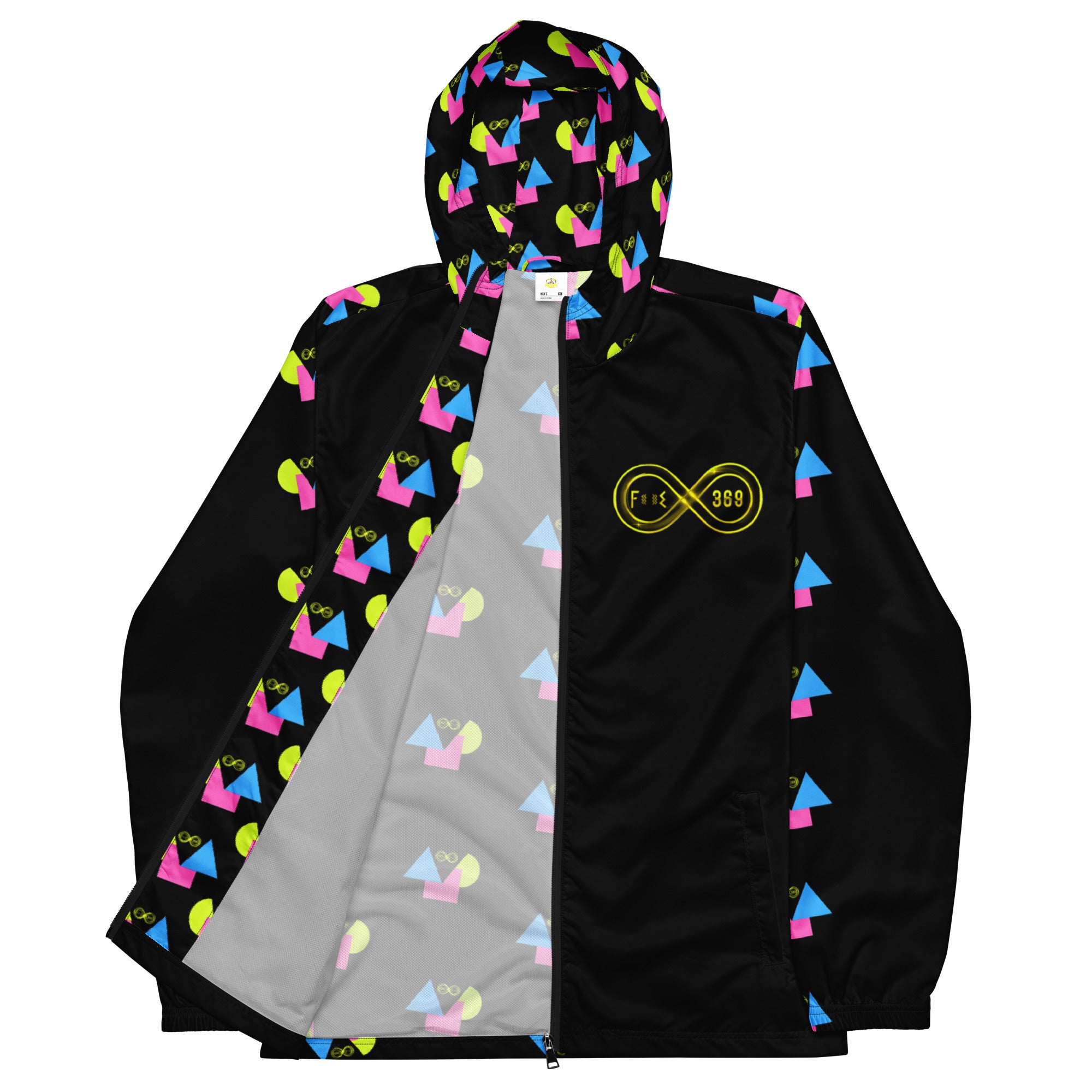 Building Blocks / Half Black - BFW Men’s windbreaker