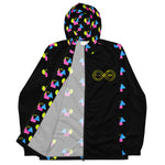 Load image into Gallery viewer, Building Blocks / Half Black - BFW Men’s windbreaker
