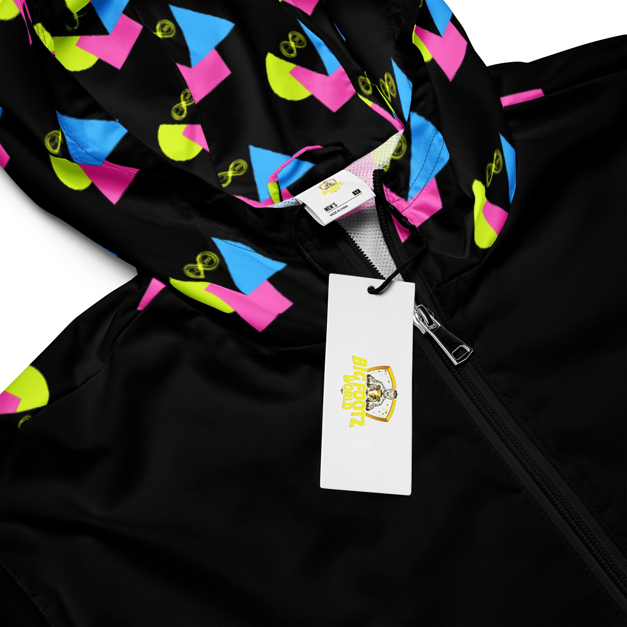 Building Blocks / Half Black - BFW Men’s windbreaker