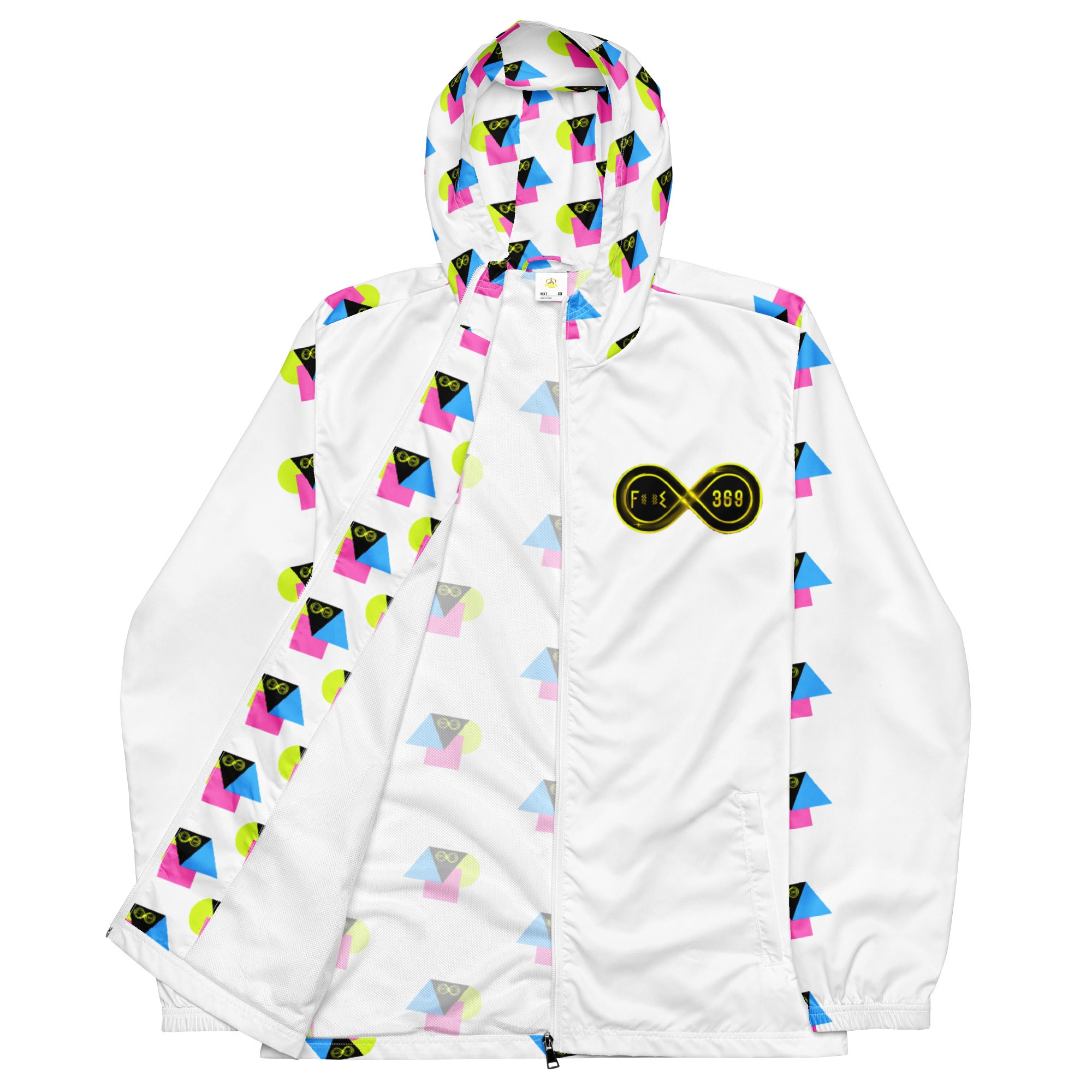 Building Blocks / Half White - BFW Men’s windbreaker