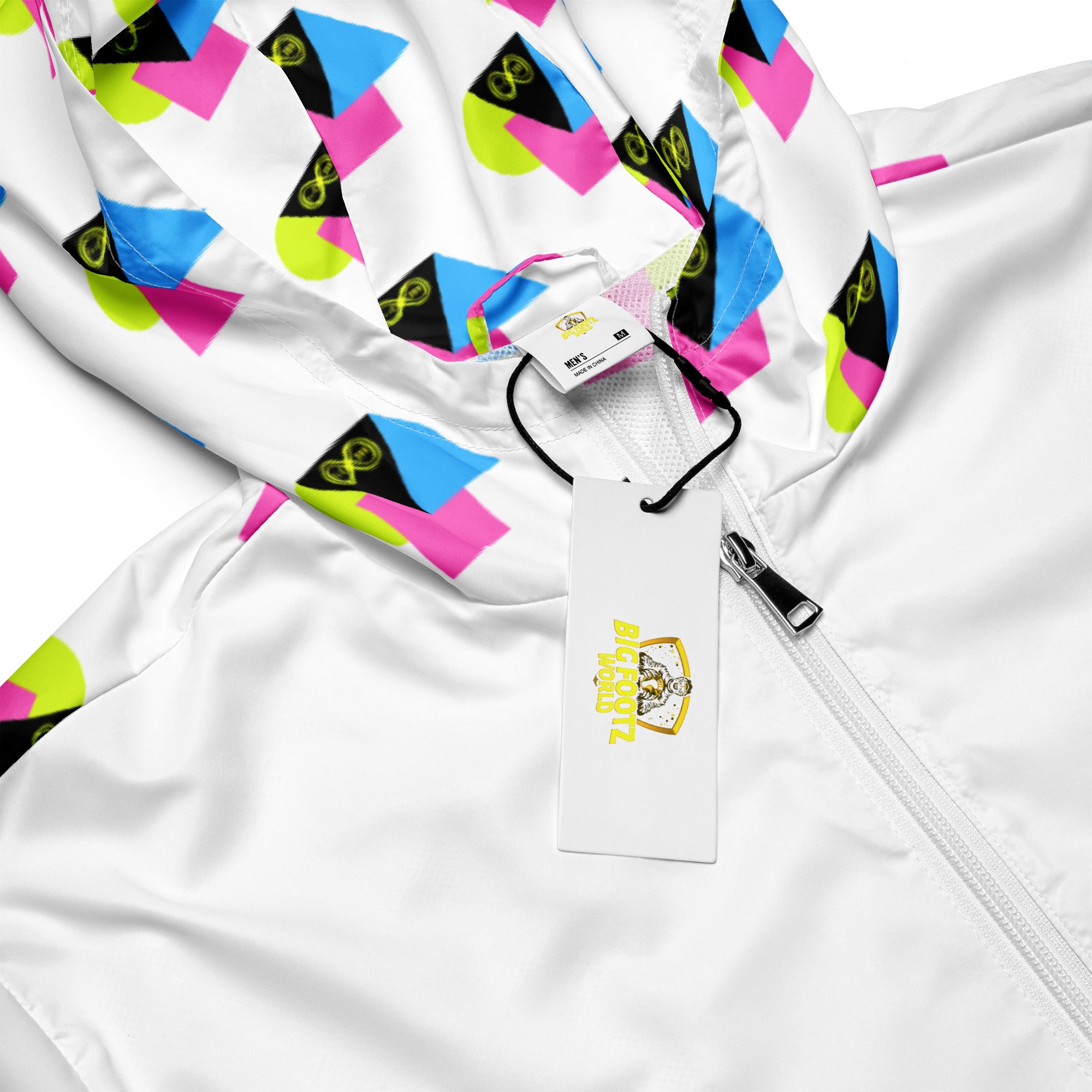 Building Blocks / Half White - BFW Men’s windbreaker