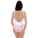 Load image into Gallery viewer, Big Mouth Life Line Pink - BFW One-Piece Swimsuit Colorful
