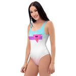 Load image into Gallery viewer, Big Mouth Life Line Pink - BFW One-Piece Swimsuit Colorful
