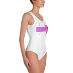 Load image into Gallery viewer, Big Mouth Life Line Pink - BFW One-Piece Swimsuit
