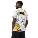 Load image into Gallery viewer, Banana Savage / White - BFW Lay Around unisex sports jersey
