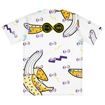 Load image into Gallery viewer, Banana Savage / White - BFW Lay Around unisex sports jersey
