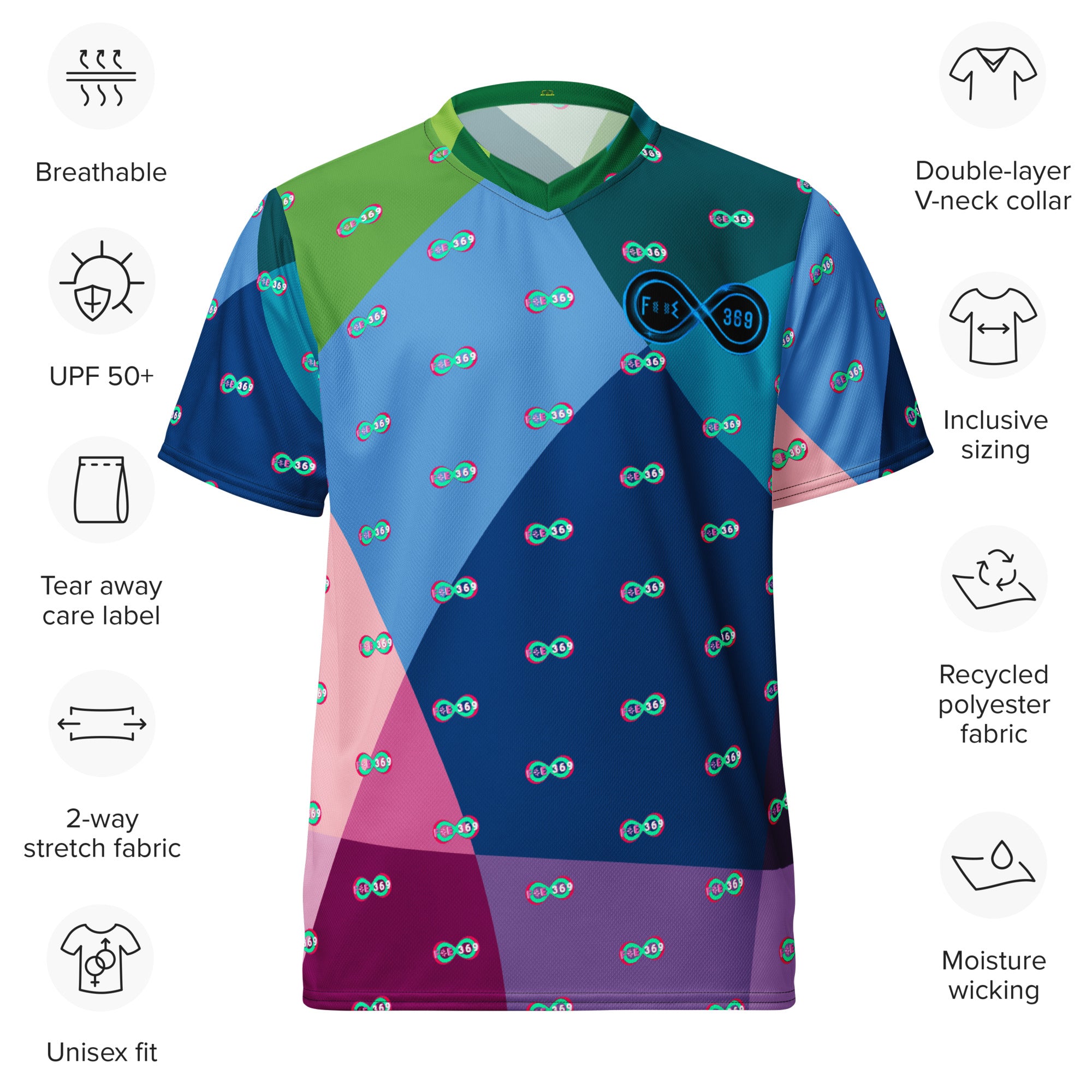 Falling Rainbow - BFW Lay Around unisex jersey