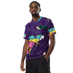 Load image into Gallery viewer, Killer Pizza / Purple - BFW Lay Around unisex sports jersey
