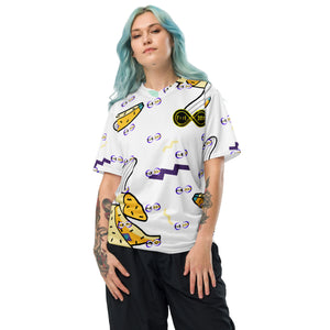 Banana Savage / White - BFW Lay Around unisex sports jersey