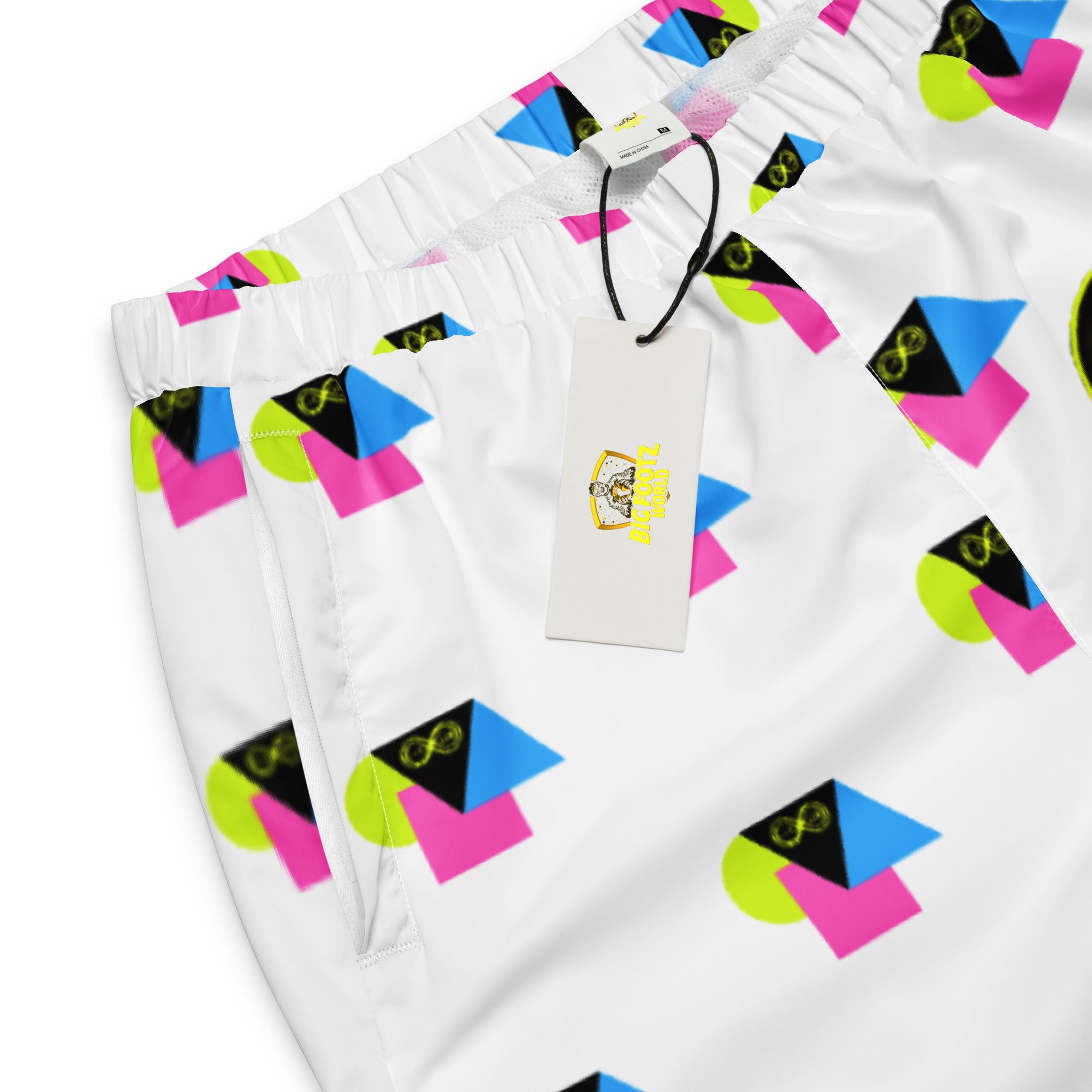 Building Blocks - BFW White Unisex track pants