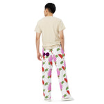 Load image into Gallery viewer, Cold Popsicle / White - BFW Lay Around unisex wide-leg pants
