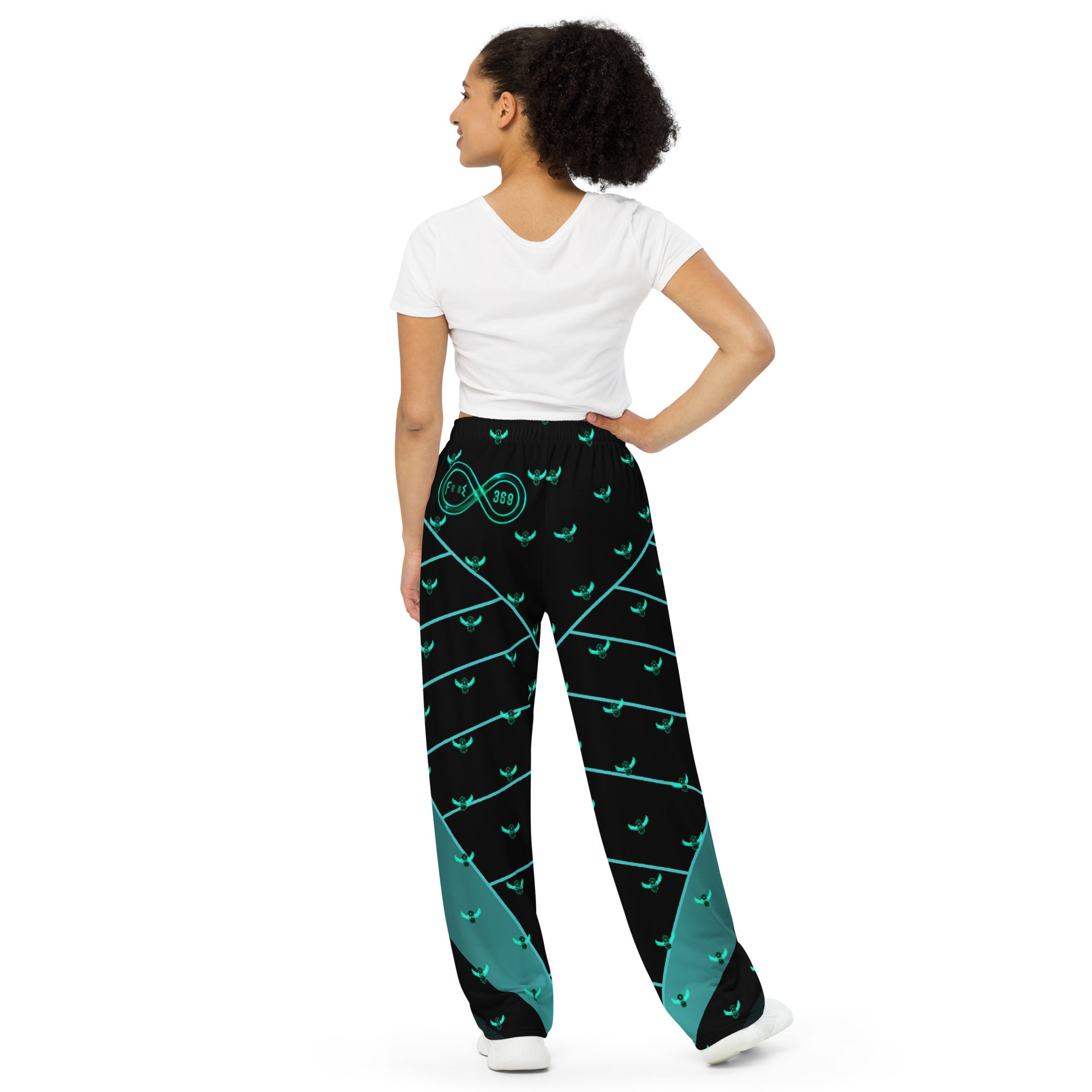 UFO Landing - BFW Lay Around unisex wide-leg pants