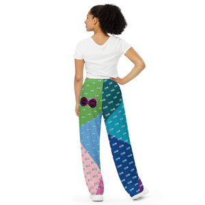 Falling Rainbow - BFW Lay Around unisex wide-leg pants