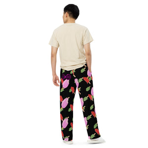 Cold Popsicle / Black - BFW Lay Around unisex wide-leg pants