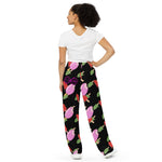 Load image into Gallery viewer, Cold Popsicle / Black - BFW Lay Around unisex wide-leg pants
