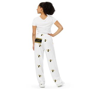 Golden Steppers / White - BFW Lay Around unisex wide-leg pants