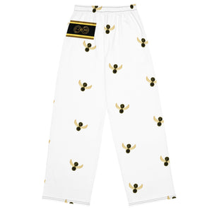 Golden Steppers / White - BFW Lay Around unisex wide-leg pants