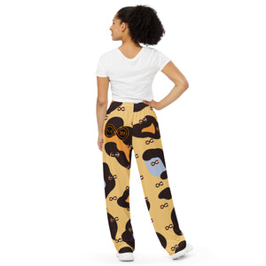 Leopard - BFW Lay Around unisex wide-leg pants