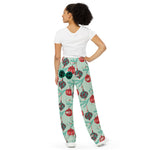 Load image into Gallery viewer, Happy Holidays - BFW Lay Around unisex wide-leg pants
