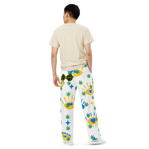 I Love Weed - BFW Lay Around unisex wide-leg pants