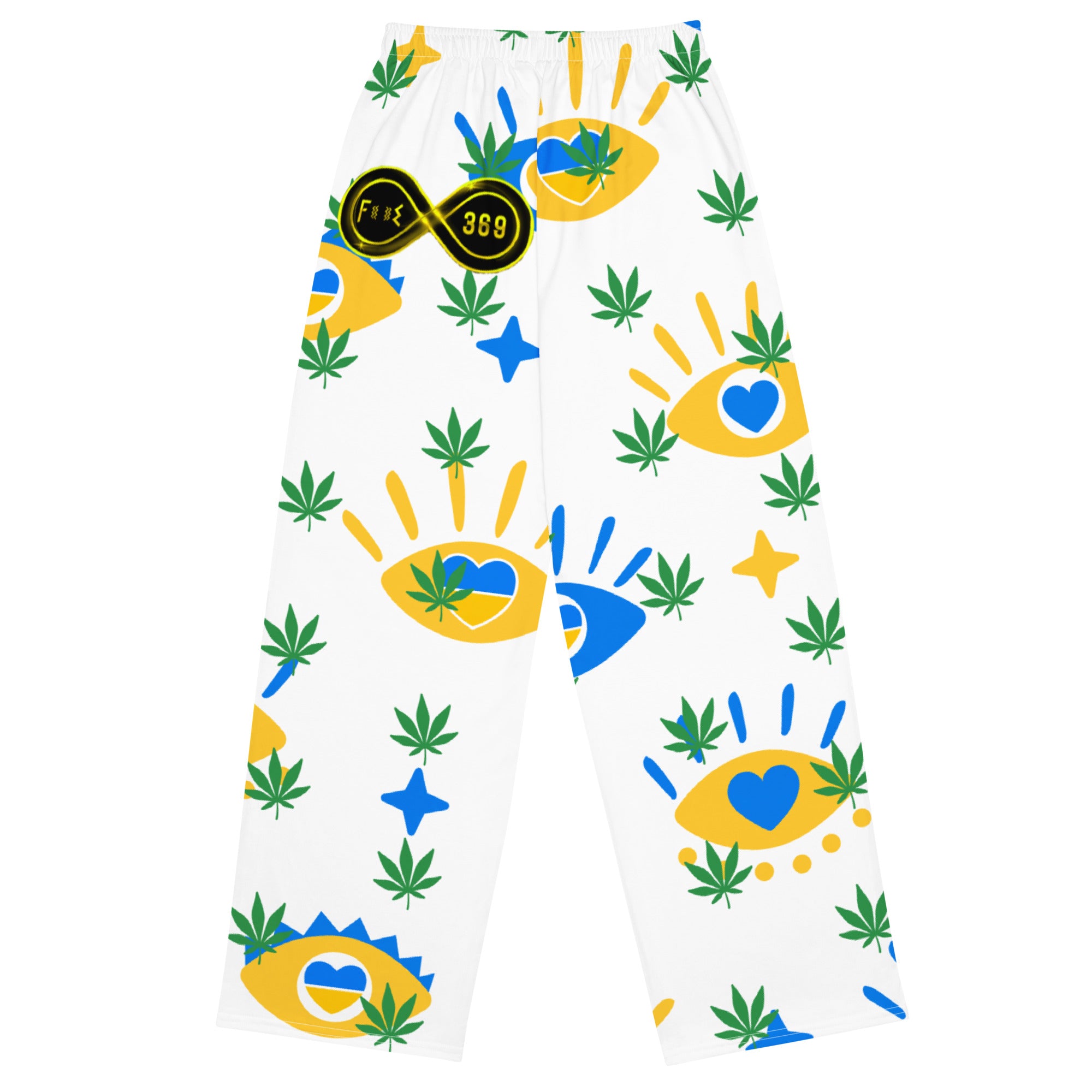 I Love Weed - BFW Lay Around unisex wide-leg pants