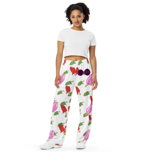 Cold Popsicle / White - BFW Lay Around unisex wide-leg pants