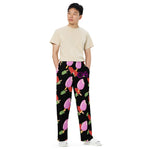 Load image into Gallery viewer, Cold Popsicle / Black - BFW Lay Around unisex wide-leg pants
