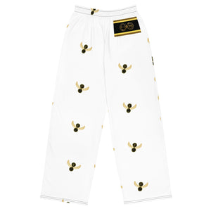 Golden Steppers / White - BFW Lay Around unisex wide-leg pants