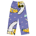 Load image into Gallery viewer, Banana Savage / Purple - BFW Lay Around unisex wide-leg pants
