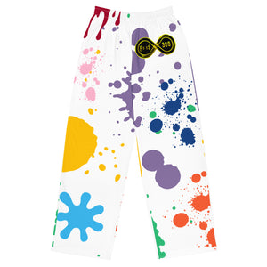 Paint Spill - BFW Lay Around unisex wide-leg pants