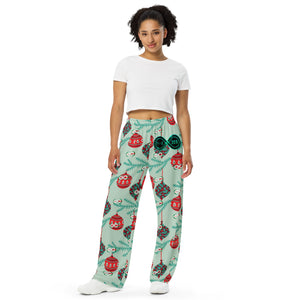 Happy Holidays - BFW Lay Around unisex wide-leg pants