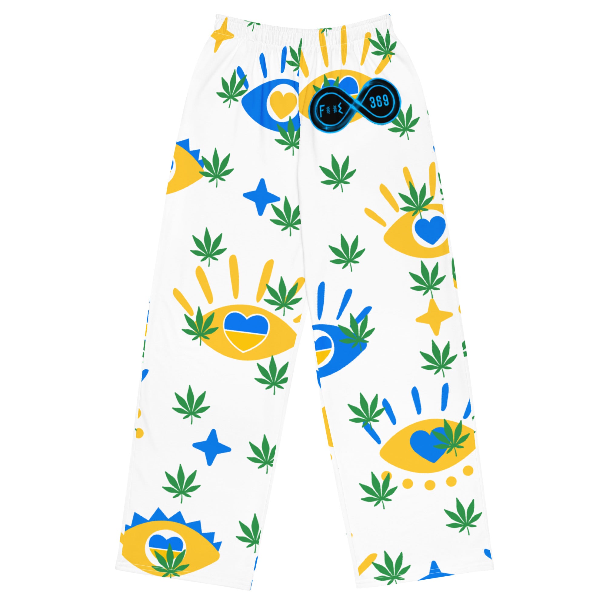 I Love Weed - BFW Lay Around unisex wide-leg pants