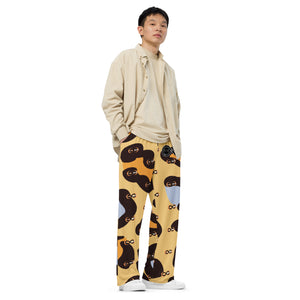 Leopard - BFW Lay Around unisex wide-leg pants