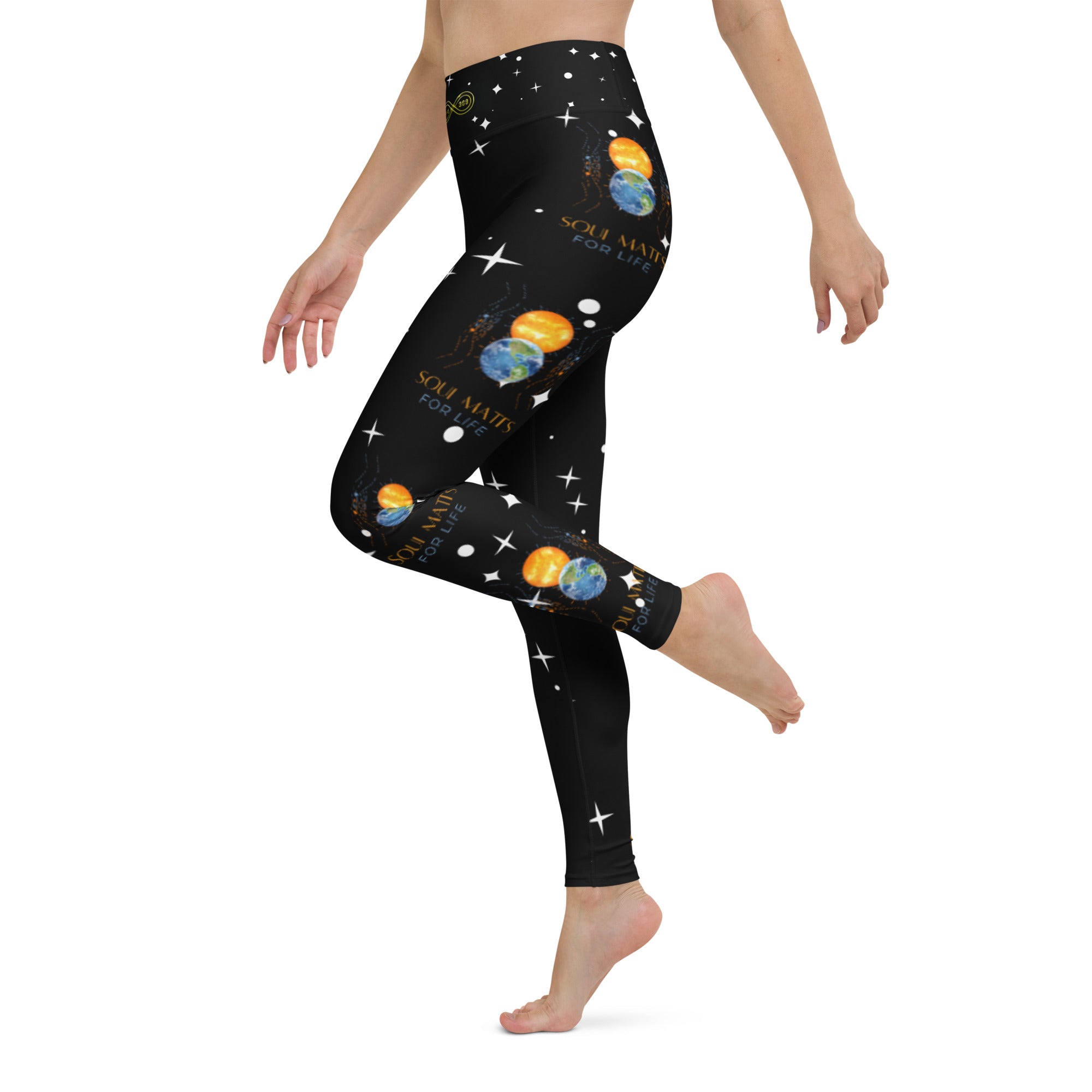 Soul Mates in Space - BFW Yoga Leggings