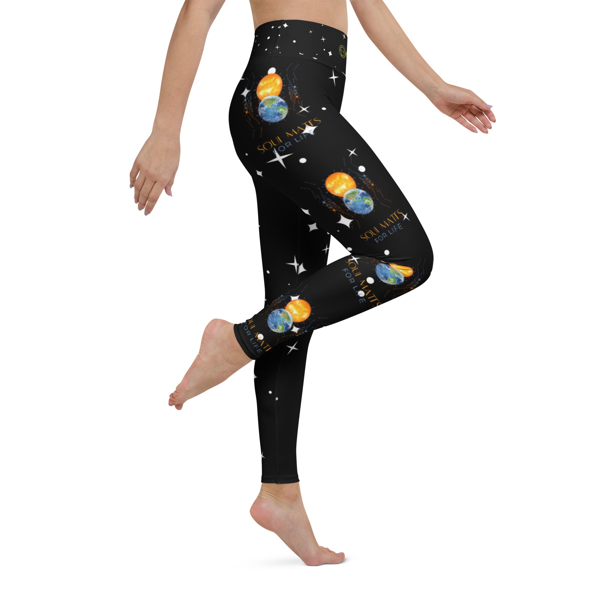 Soul Mates in Space - BFW Yoga Leggings