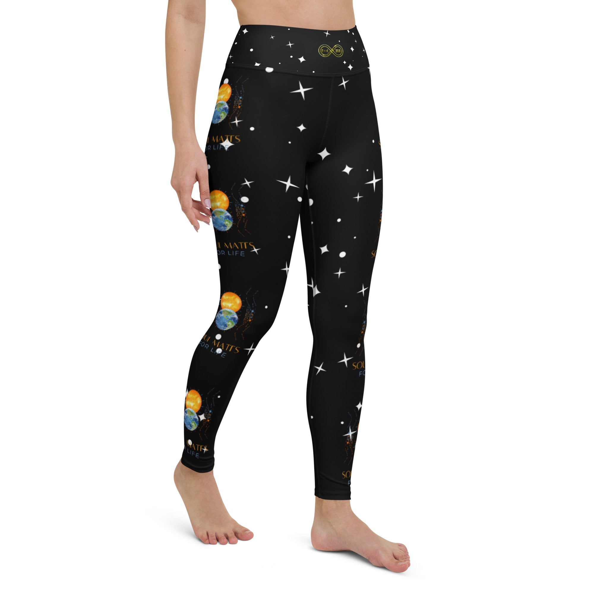 Soul Mates in Space - BFW Yoga Leggings