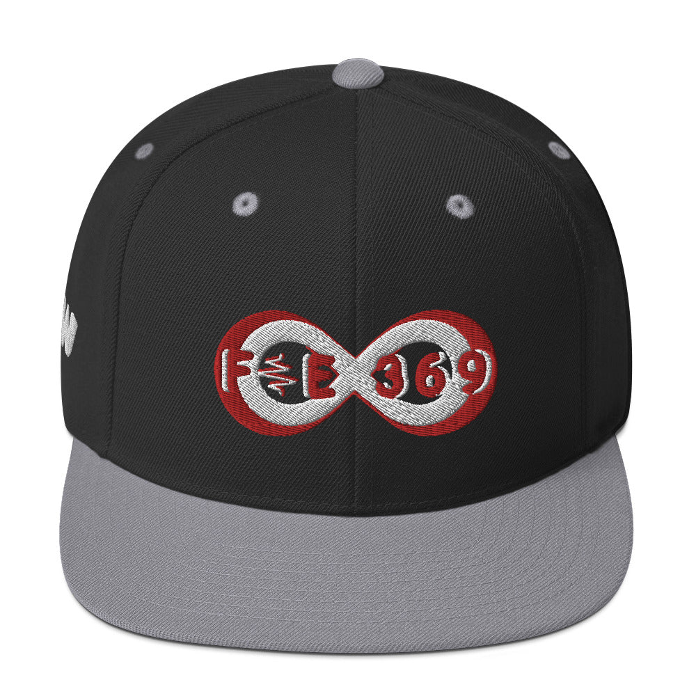 Red & White BFW Bubble Logo - Snapback Hat