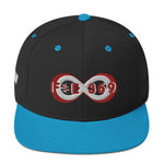 Load image into Gallery viewer, Red &amp; White BFW Bubble Logo - Snapback Hat
