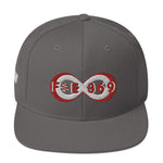 Load image into Gallery viewer, Red &amp; White BFW Bubble Logo - Snapback Hat
