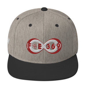 Red & White BFW Bubble Logo - Snapback Hat