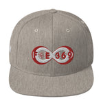 Load image into Gallery viewer, Red &amp; White BFW Bubble Logo - Snapback Hat
